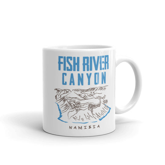 Fish River Canyon - Namibia White glossy mug