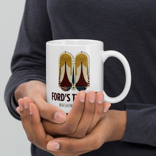 Fords Theathre - Washington, DC White glossy mug