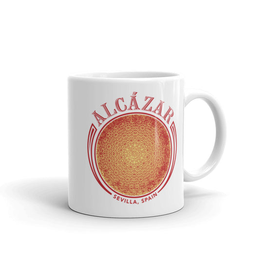 Alcazar - Sevilla, Spain White glossy mug