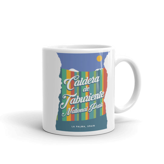 Caldera de Taburiente National Park - La Palma, Spain White glossy mug