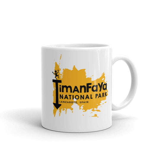 Timanfaya National Park - Lanzarote, Spain White glossy mug