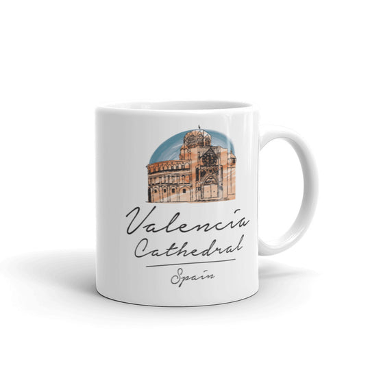 Valencia Cathedral – Spain White glossy mug