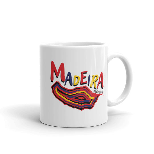 Madeira - Portugal White glossy mug