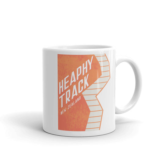 Heaphy Track - New Zealand White glossy mug