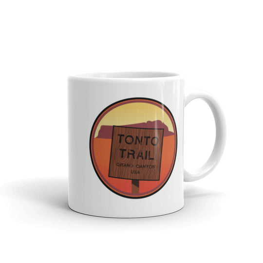 Tonto Trail - Grand Canyon, USA White glossy mug