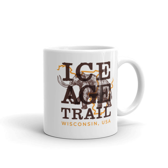 Ice Age Trail - Wisconsin, USA White glossy mug