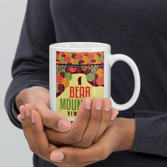 Bear Mountain - New York White glossy mug