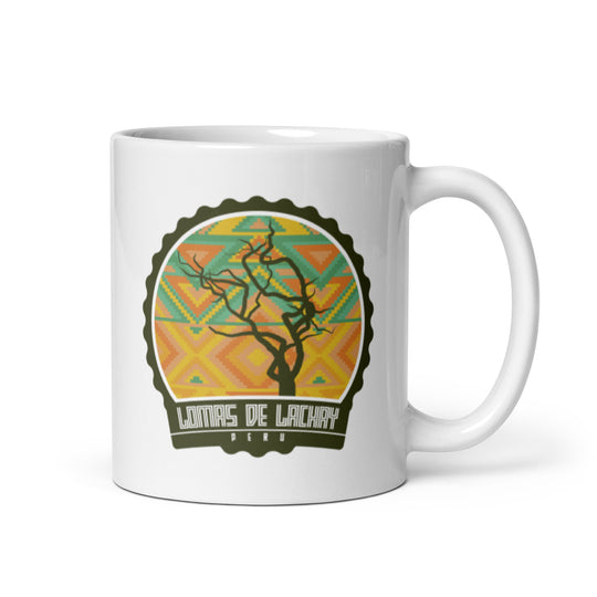 Lomas de Lachay – Peru White glossy mug