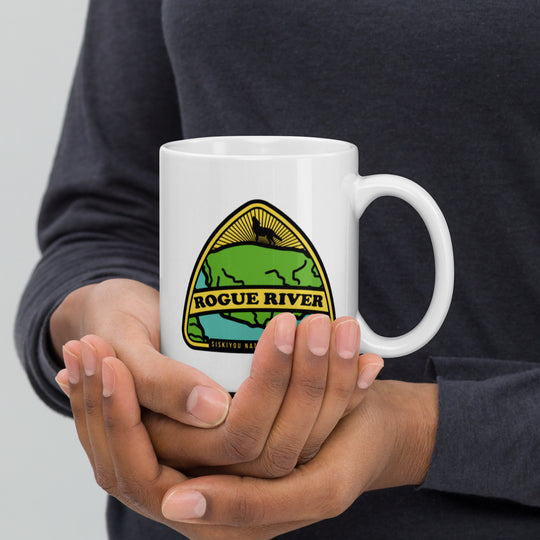 Rogue River-Siskiyou National Forest White glossy mug