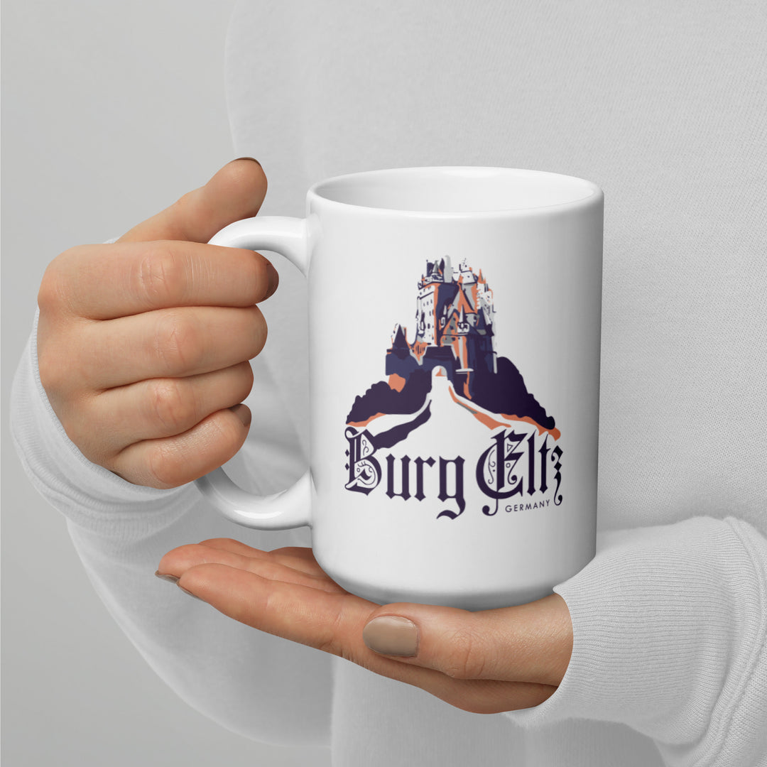 Burg Eltz - Caslte Germany White glossy mug