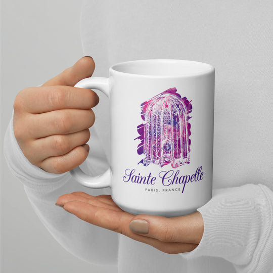 Sainte Chapelle - Paris, France White glossy mug