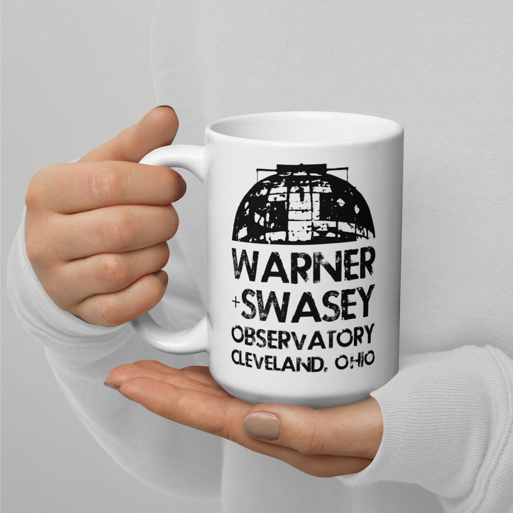 Warner and Swasey Observatory - Cleveland, Ohio White glossy mug