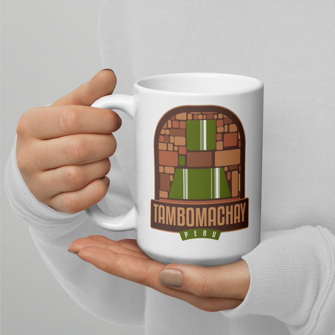 Tambomachay – Peru White glossy mug