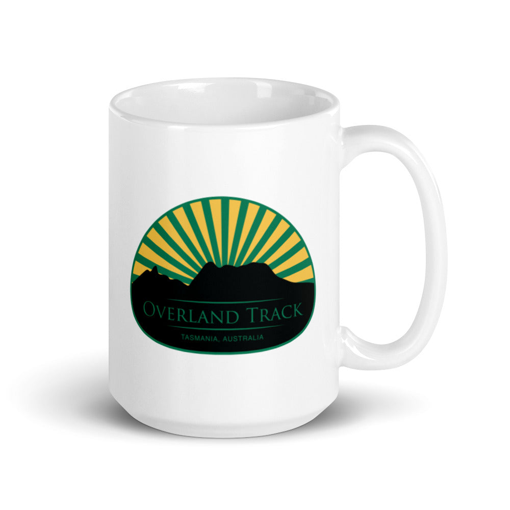 Overland Track - Tasmanian, Australia White glossy mug