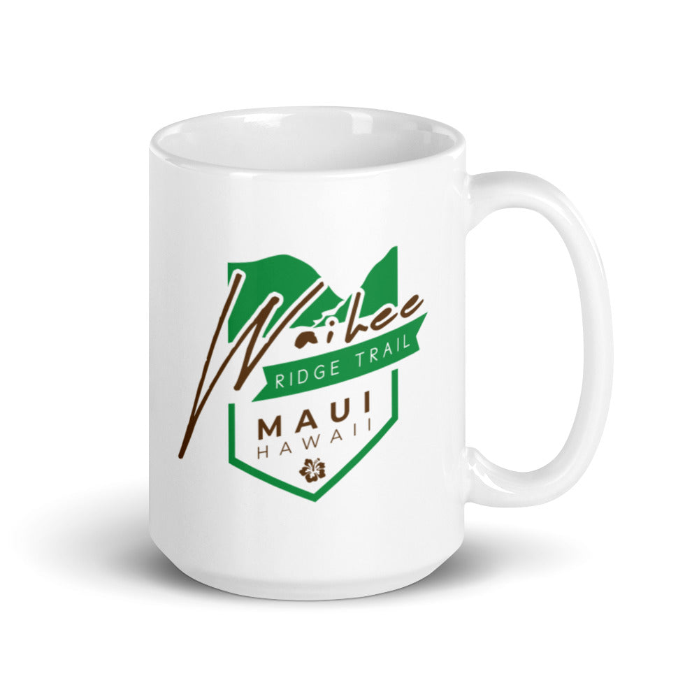 Waihee Ridge Trail - Maui, Hawaii White glossy mug