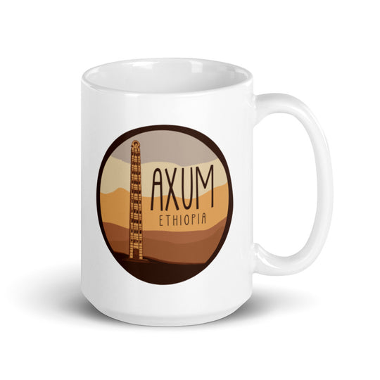 Axum - Ethiopia White glossy mug