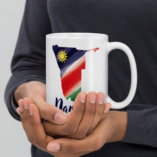 Namibia - Africa White glossy mug