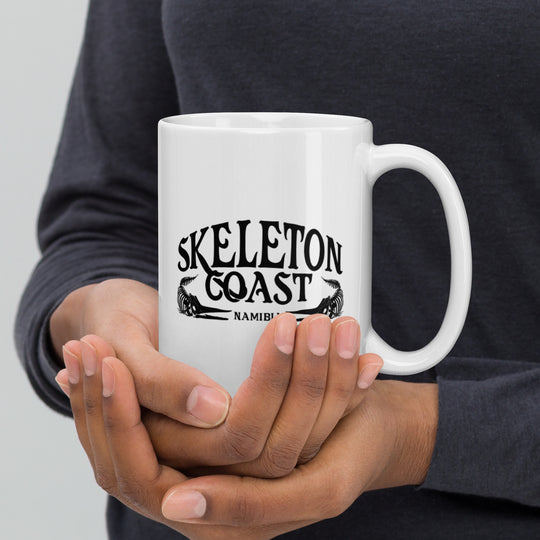 Skeleton Coast, Namibia White glossy mug