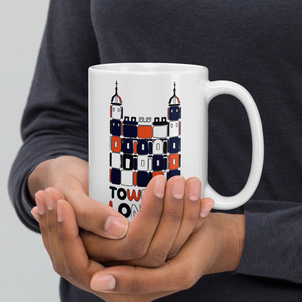 Tower of London - United Kingdom White glossy mug