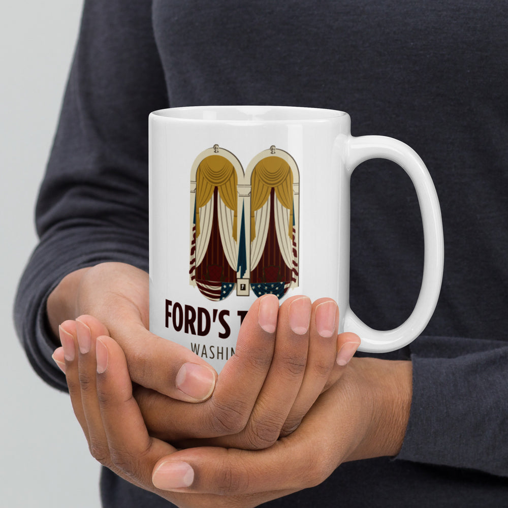 Fords Theathre - Washington, DC White glossy mug