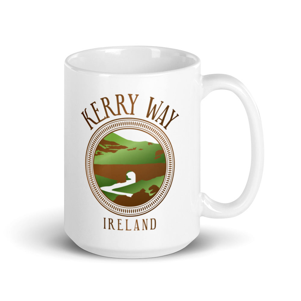 Kerry Way – Ireland White glossy mug