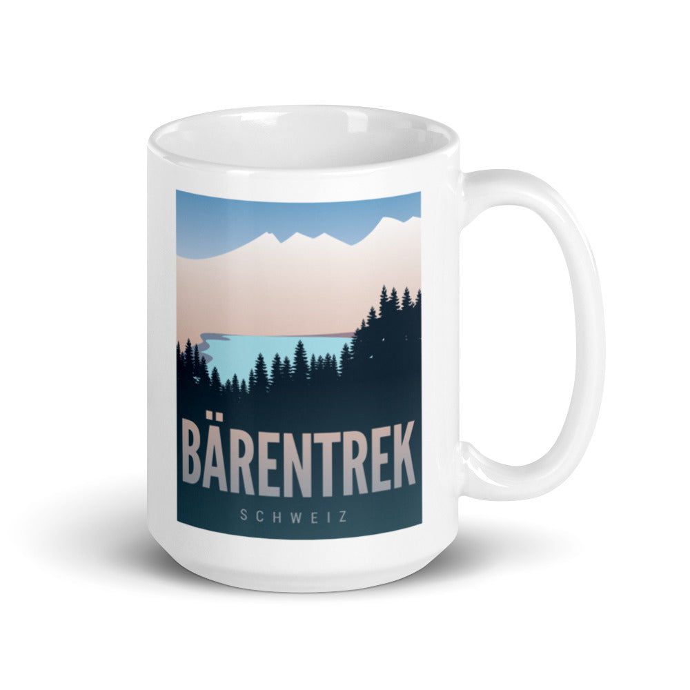 Bärentrek - Swiss White glossy mug