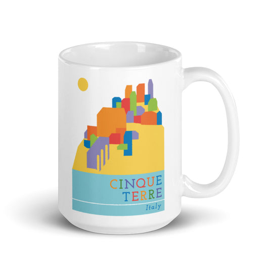 Cinque Terre – Italy White glossy mug