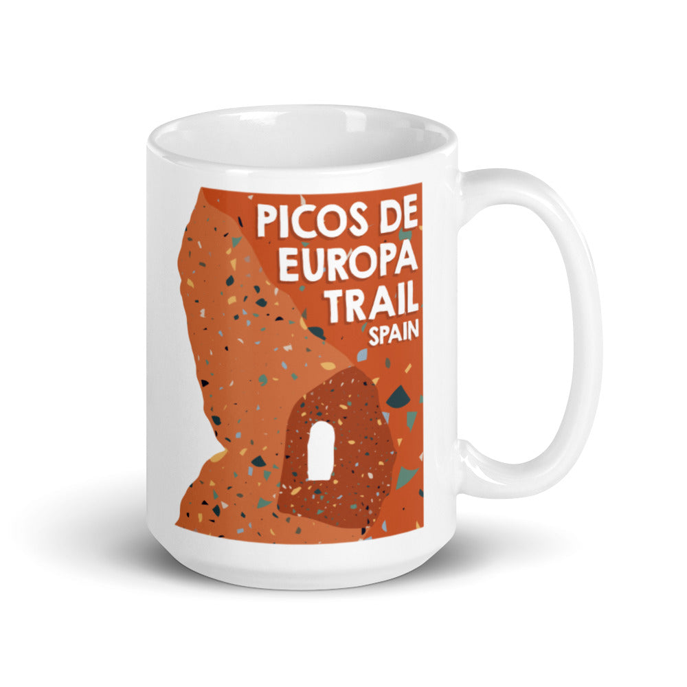 Picos de Europa Trail – Spain White glossy mug