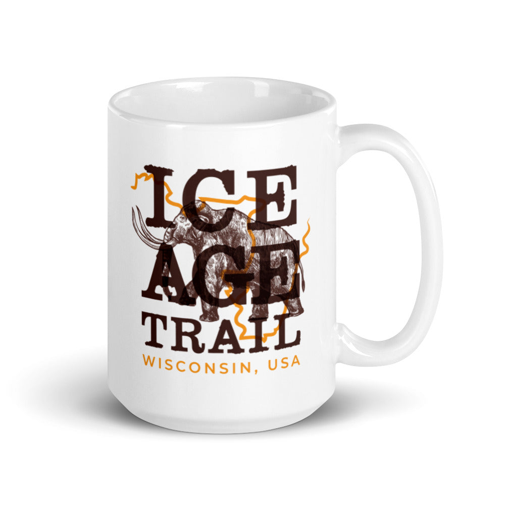 Ice Age Trail - Wisconsin, USA White glossy mug