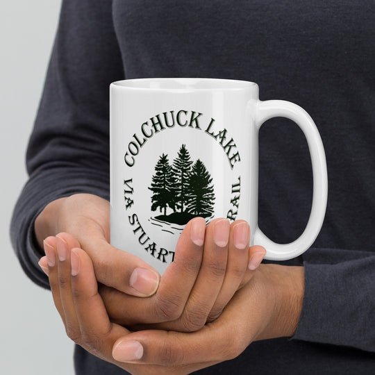 Colchuck Lake via Stuart Lake Trail White glossy mug