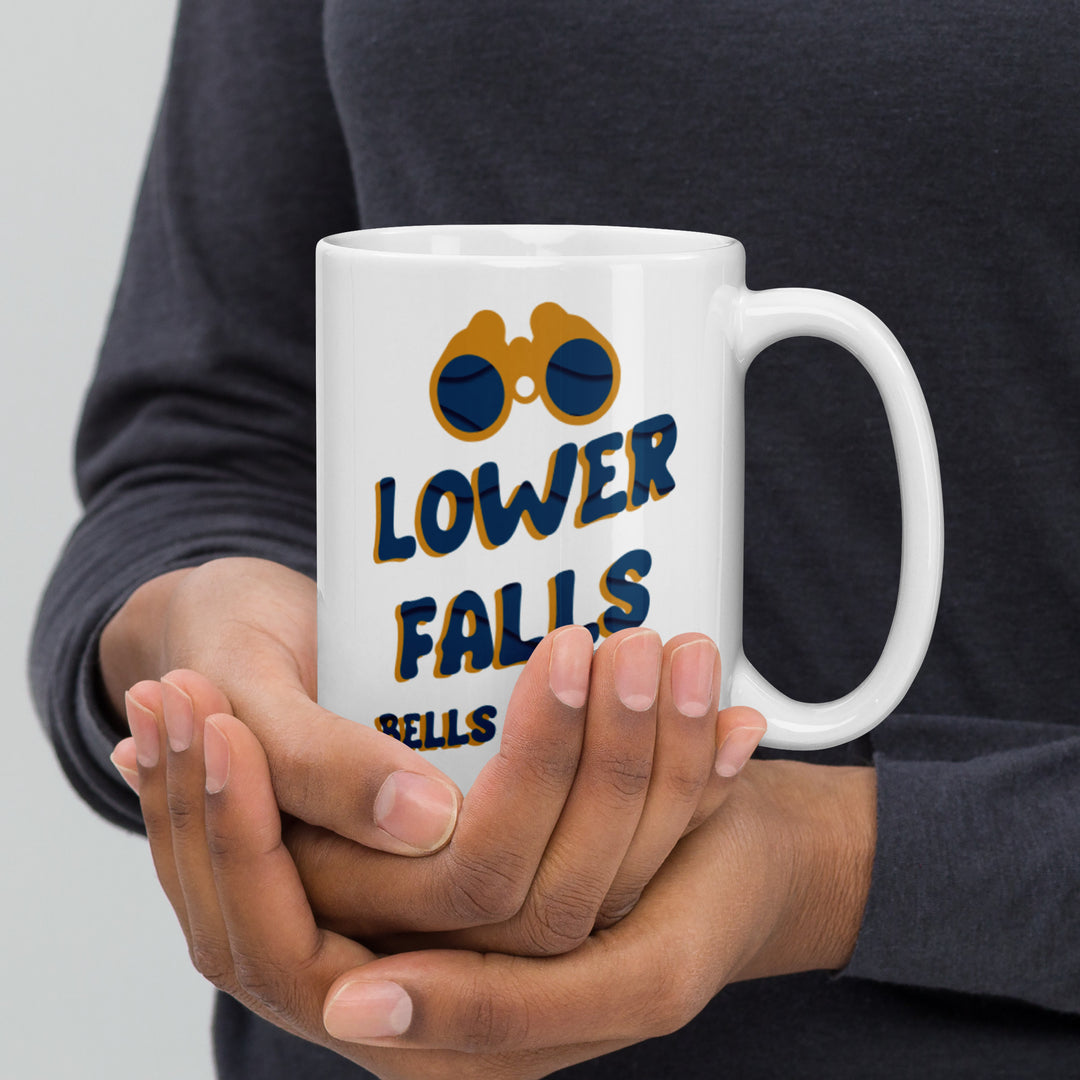 Lower Falls - Bells Canyon White glossy mug