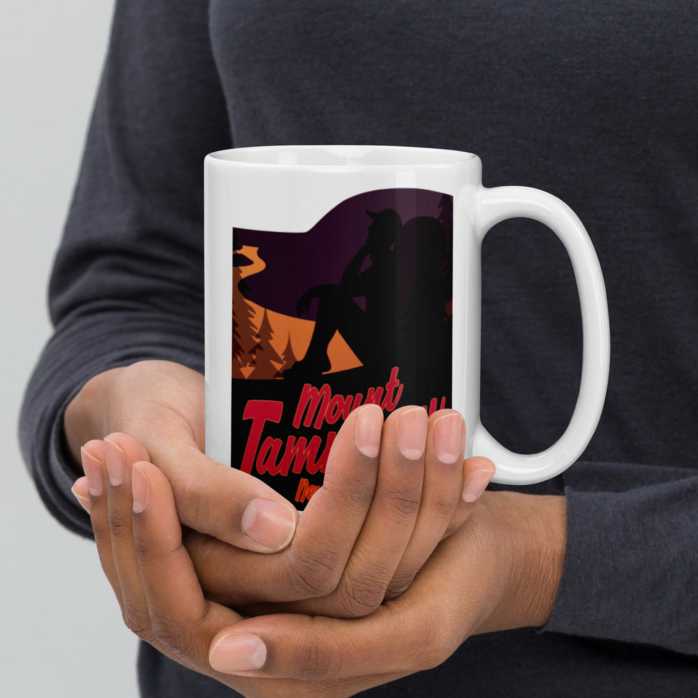 Mount Tammany - New Jersey White glossy mug