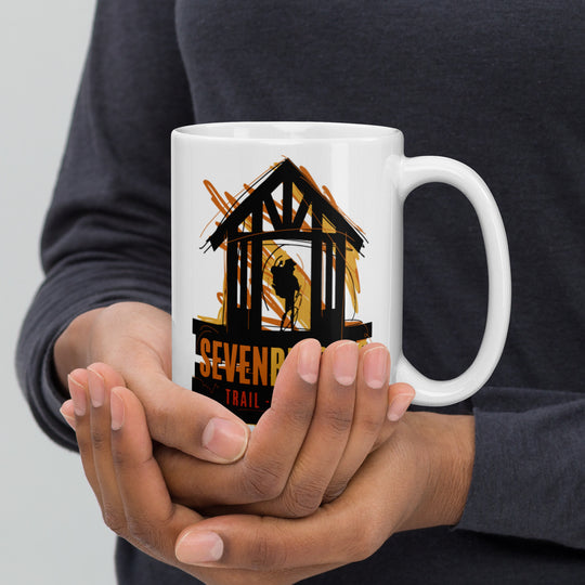 Seven Bridges Trail – Wisconsin White glossy mug