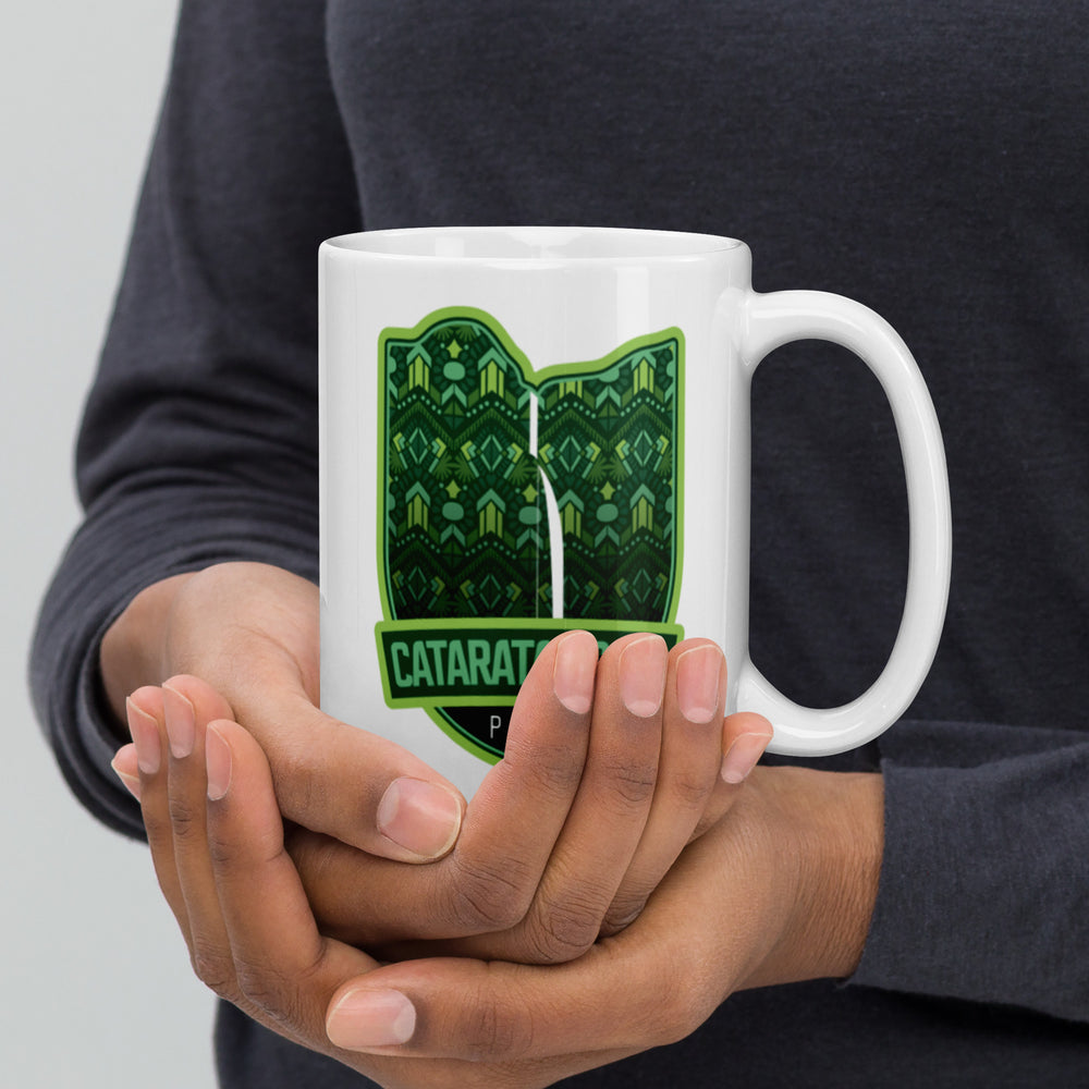 Catarata Gocta - Peru White glossy mug