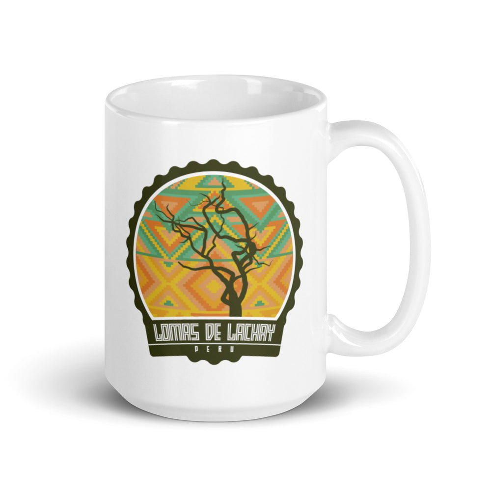 Lomas de Lachay – Peru White glossy mug