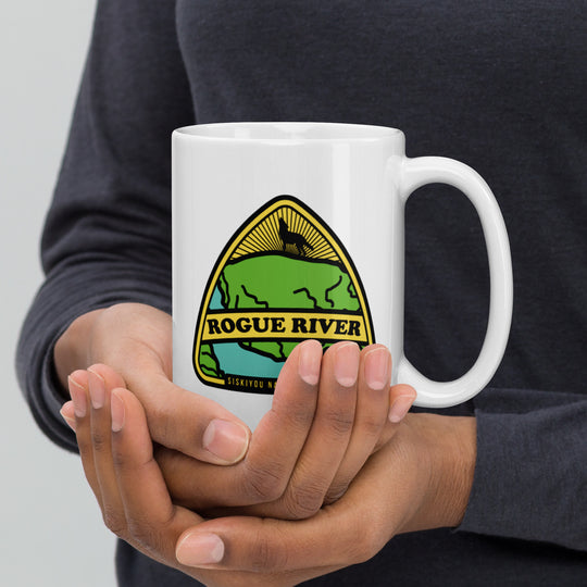 Rogue River-Siskiyou National Forest White glossy mug