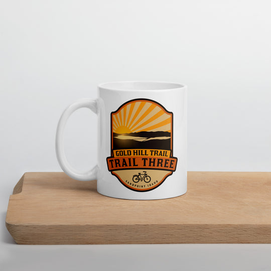 Gold Hill Trail (Trail 3) - Sandpoint, Idaho White glossy mug