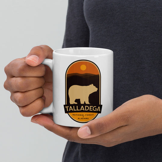 Talladega National Forest - Alabama White glossy mug