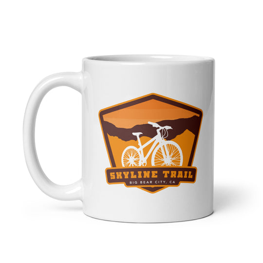 Skyline Trail - CA White glossy mug