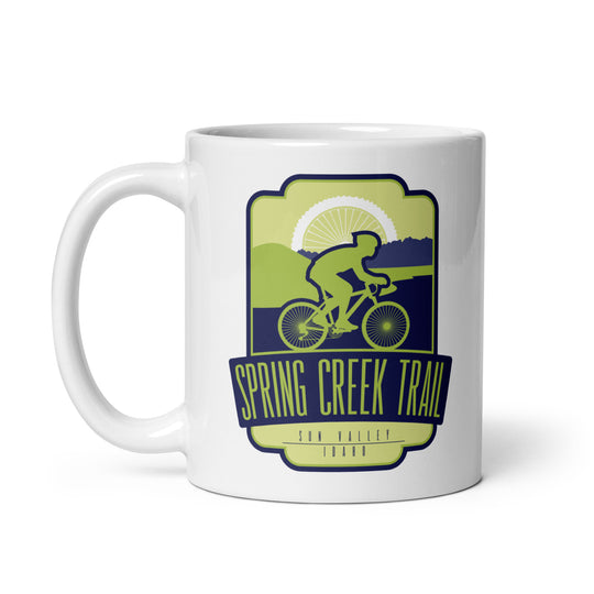 Spring Creek Trail - Sun Valley, Idaho White glossy mug