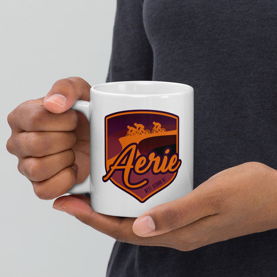 Aerie - West Sedona, Arizona White glossy mug