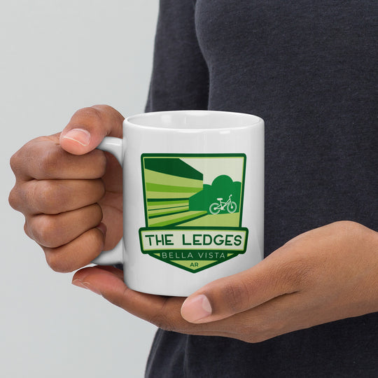 The Ledges - Bella Vista, Arkansas White glossy mug