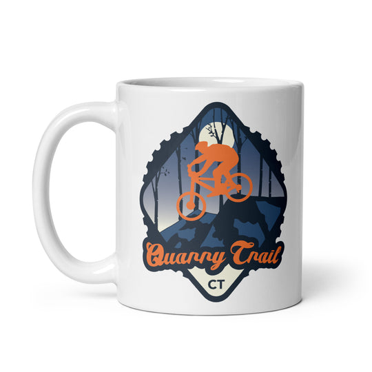 Quarry Trail - Connecticut White glossy mug