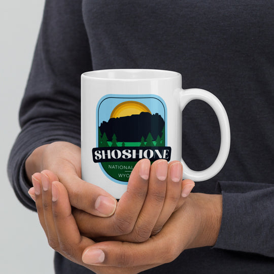 Shoshone National Forest - Wyoming White glossy mug