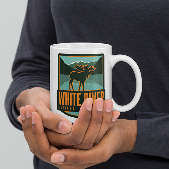 White River National Forest - Colorado White glossy mug