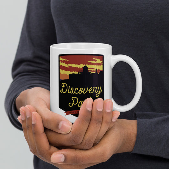 Discovery Park - Washington White glossy mug