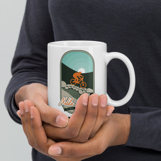 Noble Canyon - California White glossy mug