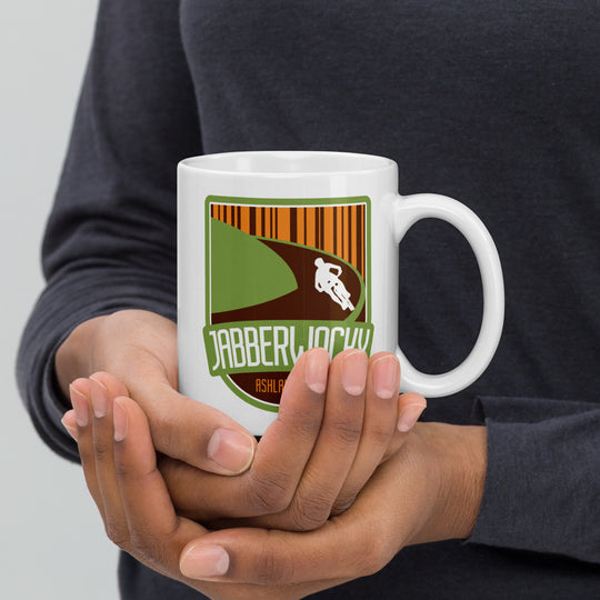 Jabberwocky - Ashland, Oregon White glossy mug