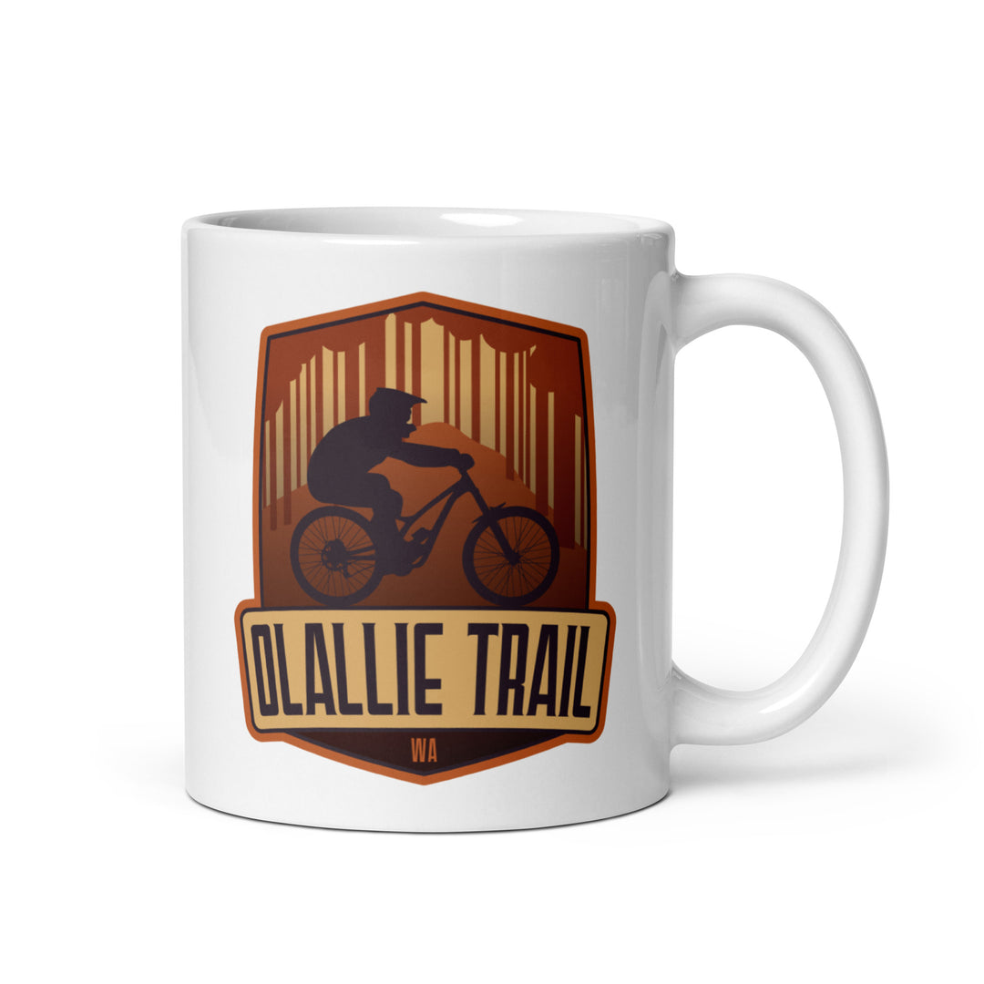 Olallie Trail - Washington White glossy mug