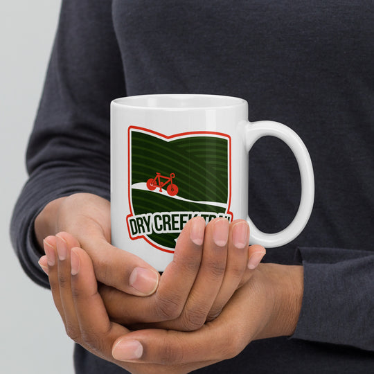 Dry Creek Trail - Boise, Idaho White glossy mug